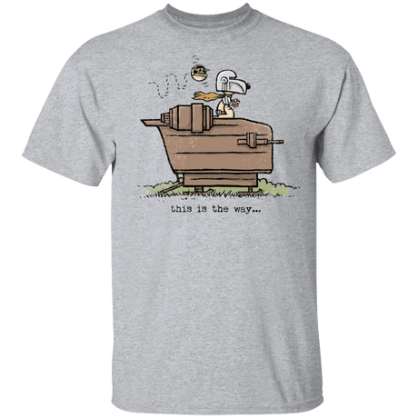 T-Shirts Sport Grey / YXS Snoopy Mando Youth T-Shirt