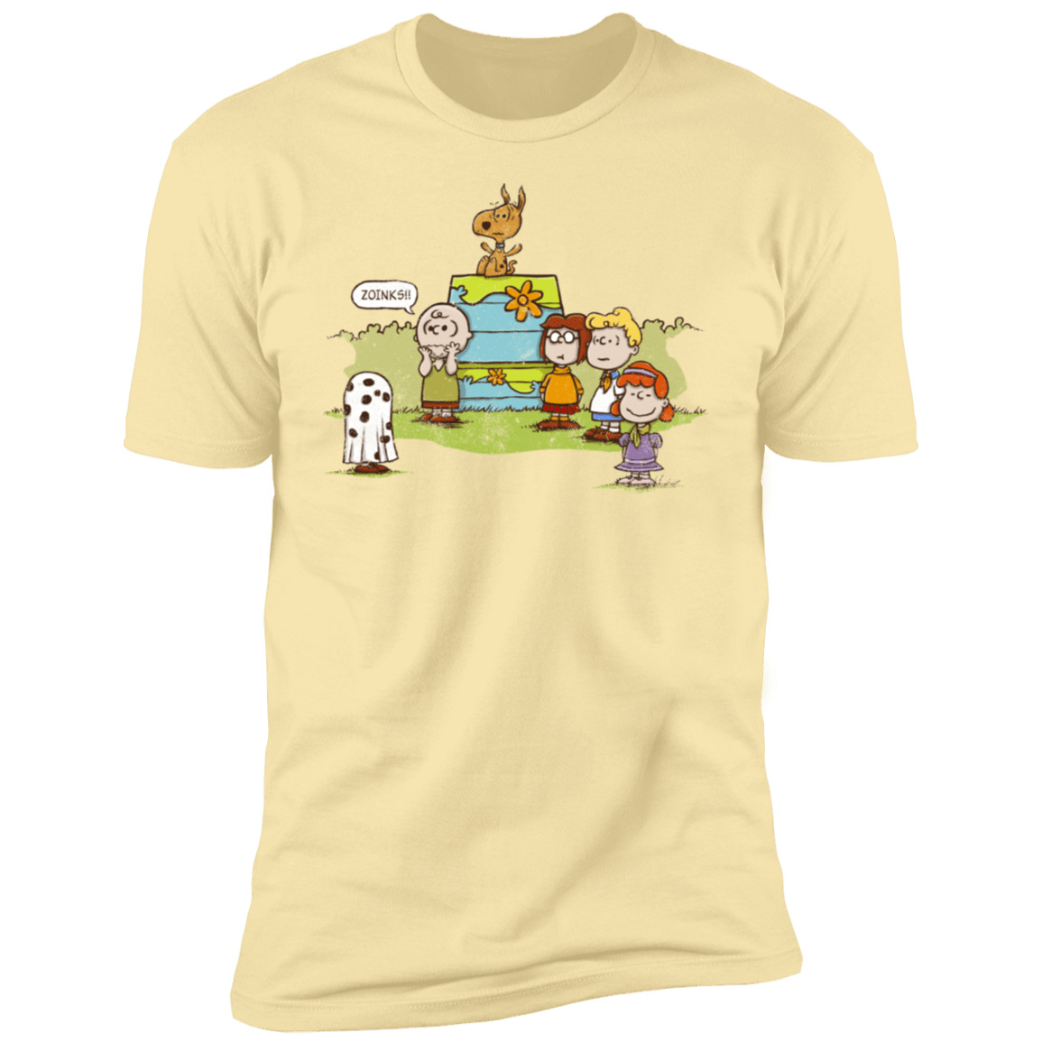 T-Shirts Banana Cream / S Snoopy Scooby Men's Premium T-Shirt