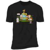 T-Shirts Black / S Snoopy Scooby Men's Premium T-Shirt