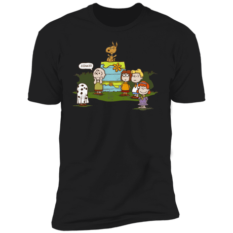 T-Shirts Black / S Snoopy Scooby Men's Premium T-Shirt