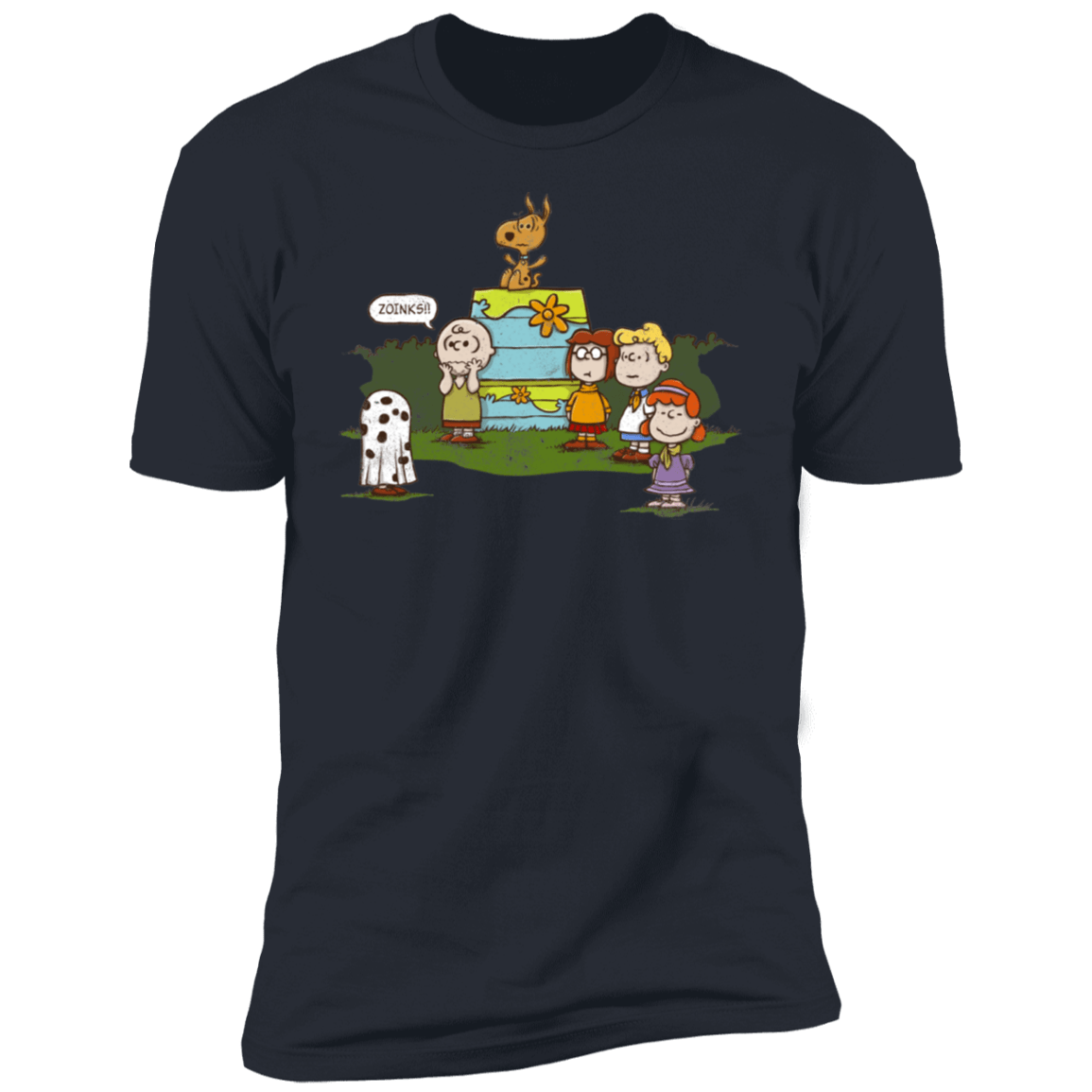 T-Shirts Indigo / S Snoopy Scooby Men's Premium T-Shirt