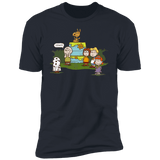 T-Shirts Indigo / S Snoopy Scooby Men's Premium T-Shirt