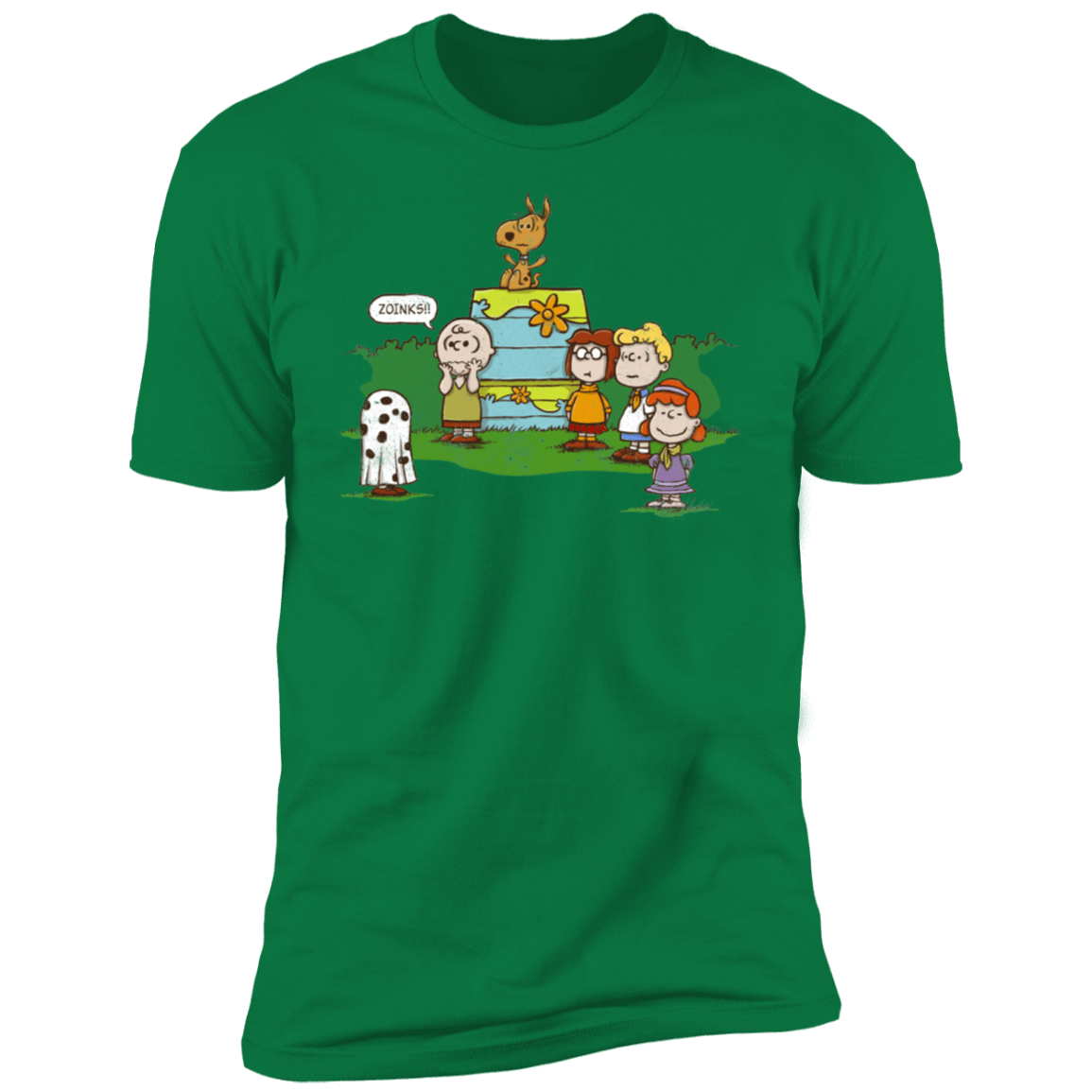 T-Shirts Kelly Green / S Snoopy Scooby Men's Premium T-Shirt