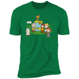 T-Shirts Kelly Green / S Snoopy Scooby Men's Premium T-Shirt