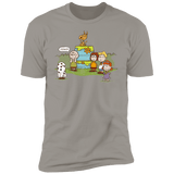 T-Shirts Light Grey / S Snoopy Scooby Men's Premium T-Shirt