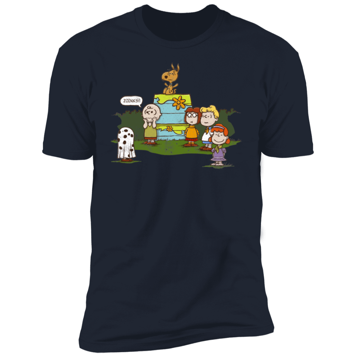 T-Shirts Midnight Navy / S Snoopy Scooby Men's Premium T-Shirt