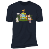 T-Shirts Midnight Navy / S Snoopy Scooby Men's Premium T-Shirt