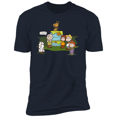 T-Shirts Midnight Navy / S Snoopy Scooby Men's Premium T-Shirt
