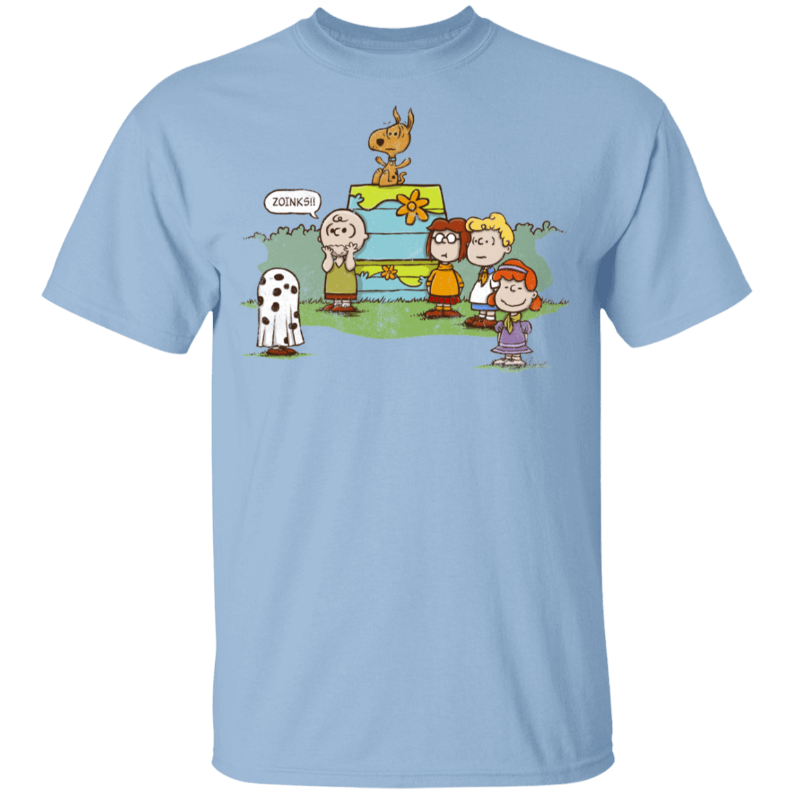 T-Shirts Light Blue / YXS Snoopy Scooby Youth T-Shirt