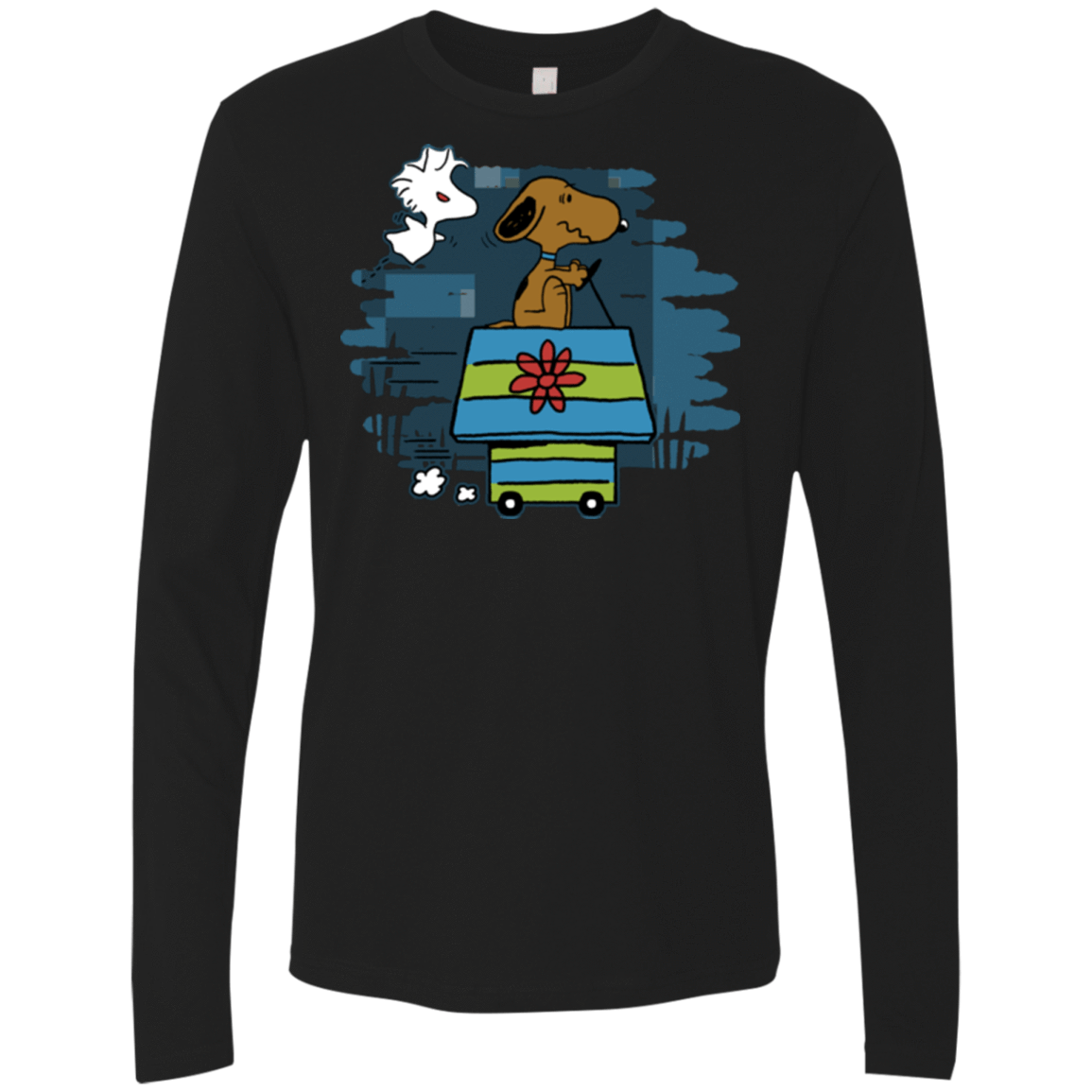 T-Shirts Black / Small Snoopydoo Men's Premium Long Sleeve