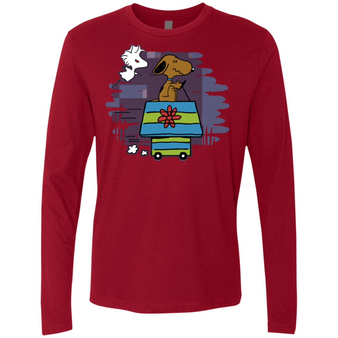 T-Shirts Cardinal / Small Snoopydoo Men's Premium Long Sleeve