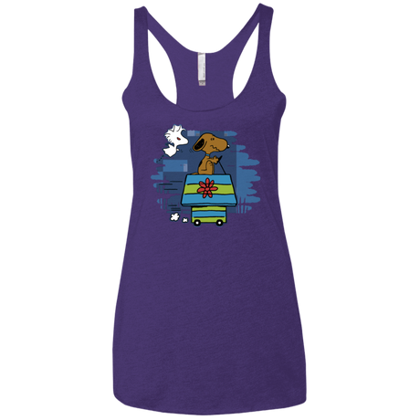 T-Shirts Purple / X-Small Snoopydoo Women's Triblend Racerback Tank