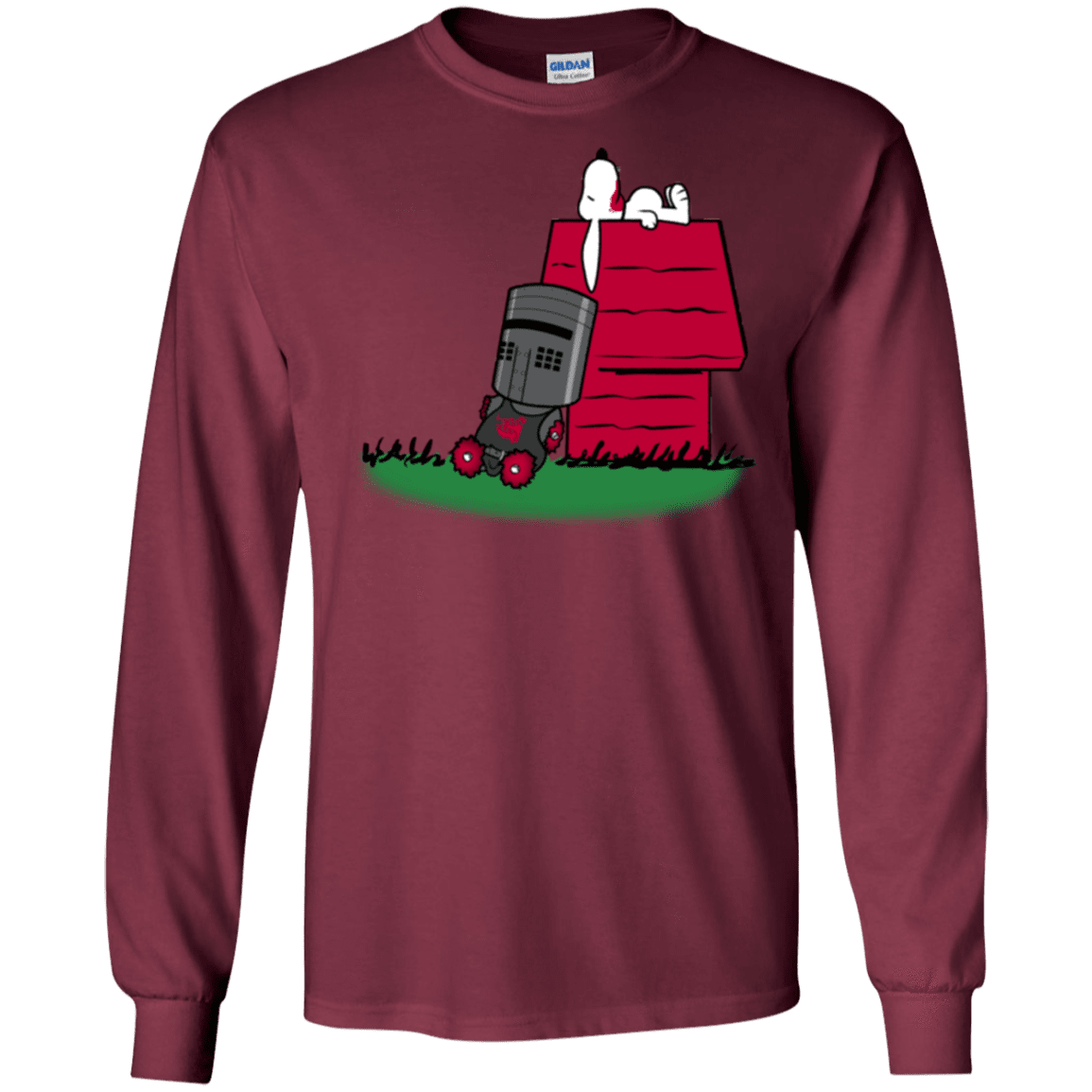 T-Shirts Maroon / S SNOOPYTHON Men's Long Sleeve T-Shirt