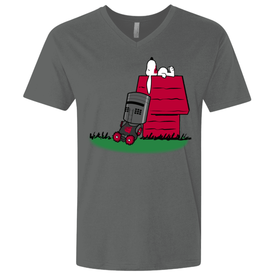 T-Shirts Heavy Metal / X-Small SNOOPYTHON Men's Premium V-Neck