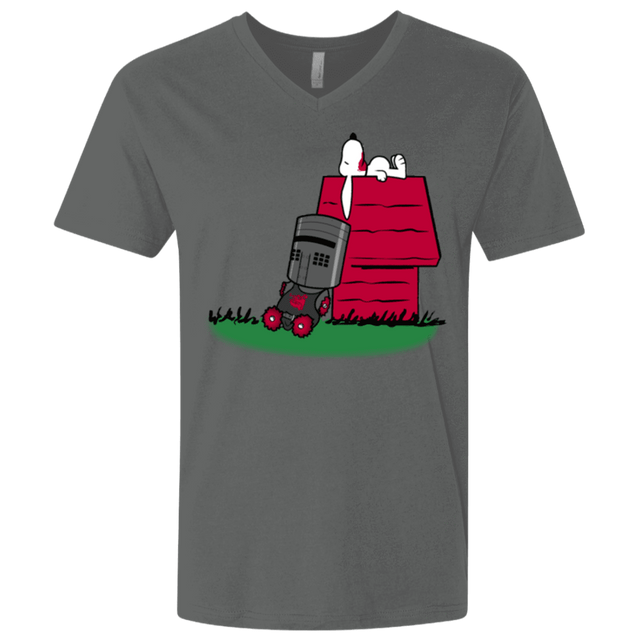 T-Shirts Heavy Metal / X-Small SNOOPYTHON Men's Premium V-Neck