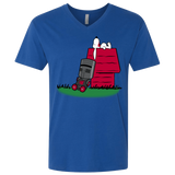 T-Shirts Royal / X-Small SNOOPYTHON Men's Premium V-Neck