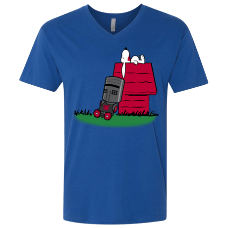 T-Shirts Royal / X-Small SNOOPYTHON Men's Premium V-Neck