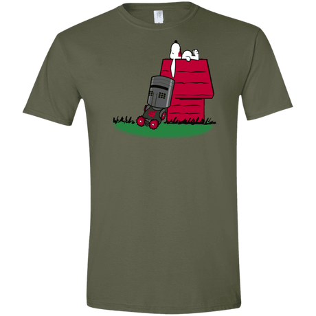 T-Shirts Military Green / S SNOOPYTHON Men's Semi-Fitted Softstyle