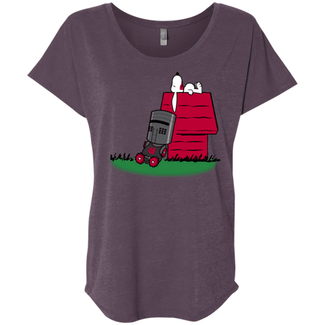 T-Shirts Vintage Purple / X-Small SNOOPYTHON Triblend Dolman Sleeve