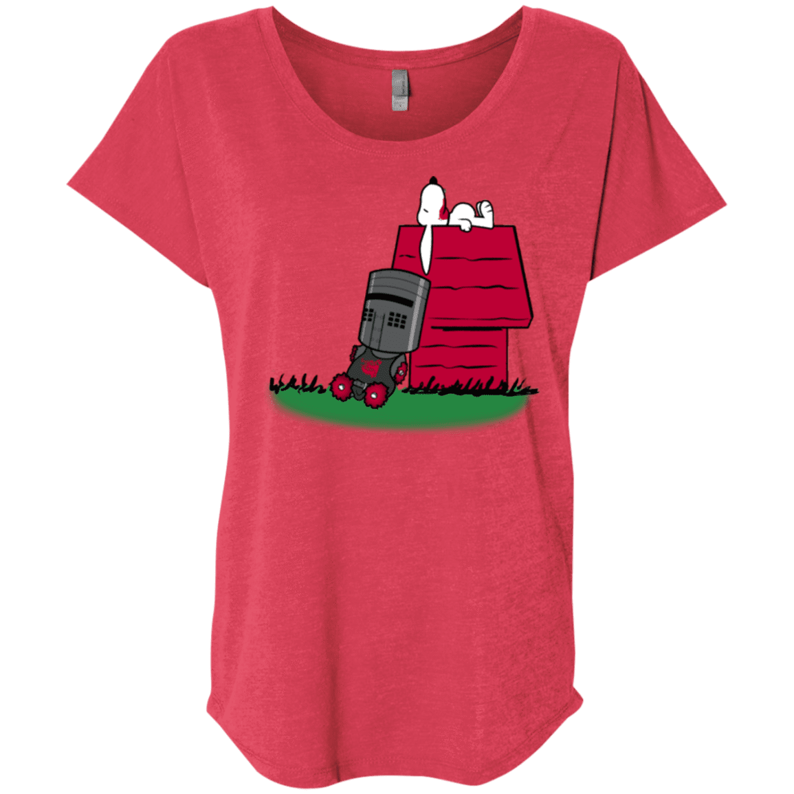 T-Shirts Vintage Red / X-Small SNOOPYTHON Triblend Dolman Sleeve