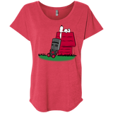 T-Shirts Vintage Red / X-Small SNOOPYTHON Triblend Dolman Sleeve