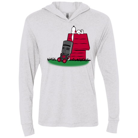 T-Shirts Heather White / X-Small SNOOPYTHON Triblend Long Sleeve Hoodie Tee