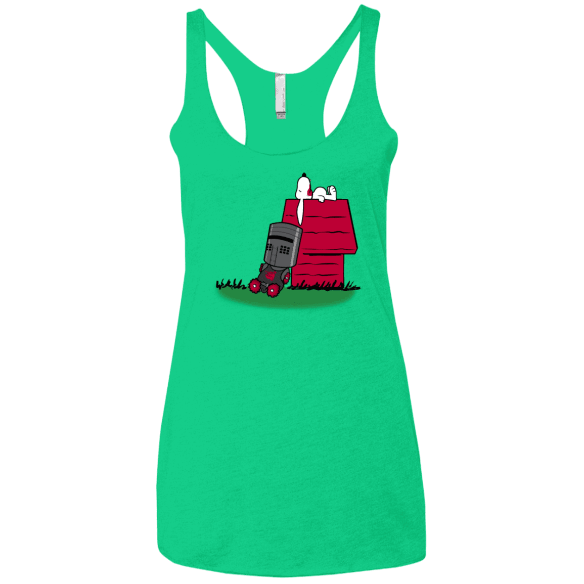 T-Shirts Envy / X-Small SNOOPYTHON Women's Triblend Racerback Tank