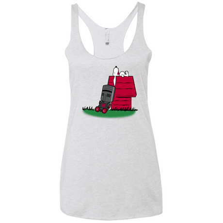 T-Shirts Heather White / X-Small SNOOPYTHON Women's Triblend Racerback Tank
