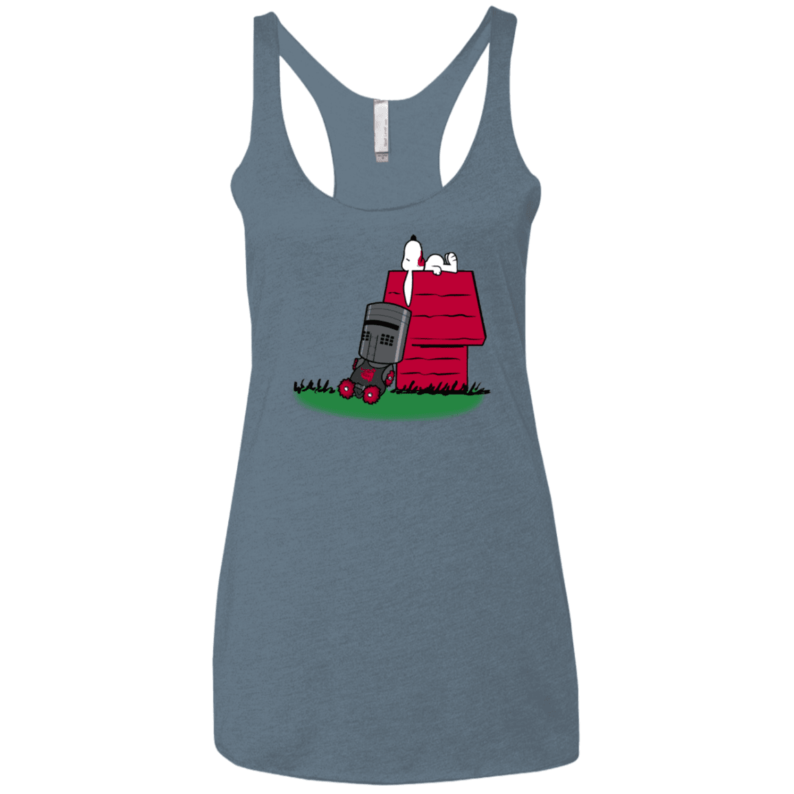 T-Shirts Indigo / X-Small SNOOPYTHON Women's Triblend Racerback Tank