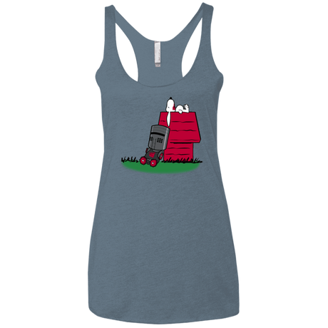 T-Shirts Indigo / X-Small SNOOPYTHON Women's Triblend Racerback Tank