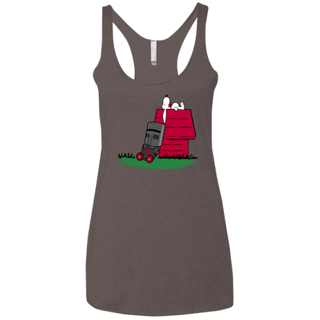 T-Shirts Macchiato / X-Small SNOOPYTHON Women's Triblend Racerback Tank