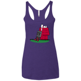 T-Shirts Purple Rush / X-Small SNOOPYTHON Women's Triblend Racerback Tank
