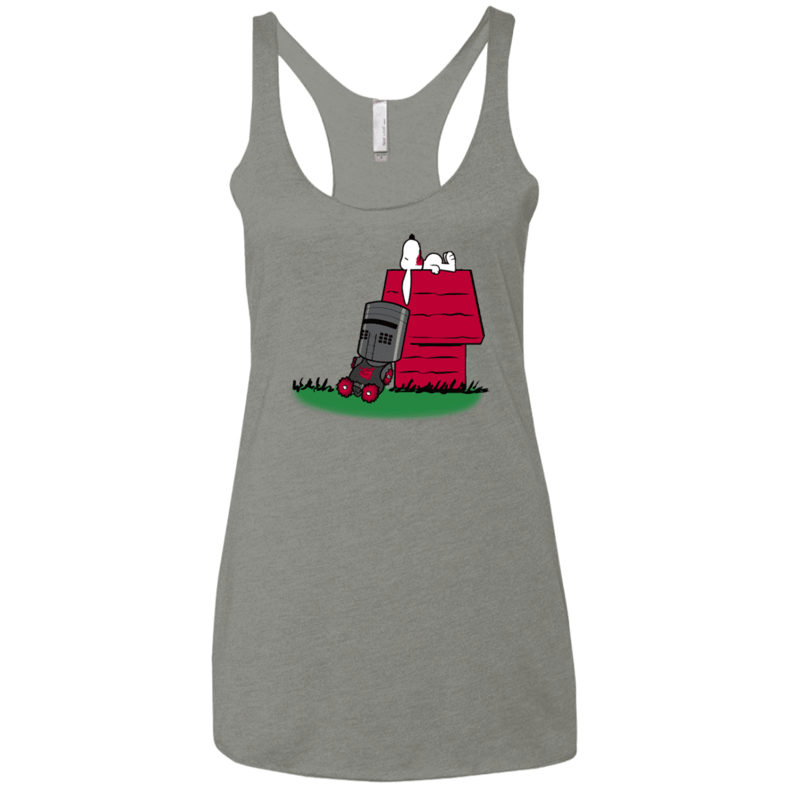 T-Shirts Venetian Grey / X-Small SNOOPYTHON Women's Triblend Racerback Tank