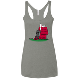 T-Shirts Venetian Grey / X-Small SNOOPYTHON Women's Triblend Racerback Tank