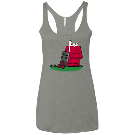 T-Shirts Venetian Grey / X-Small SNOOPYTHON Women's Triblend Racerback Tank