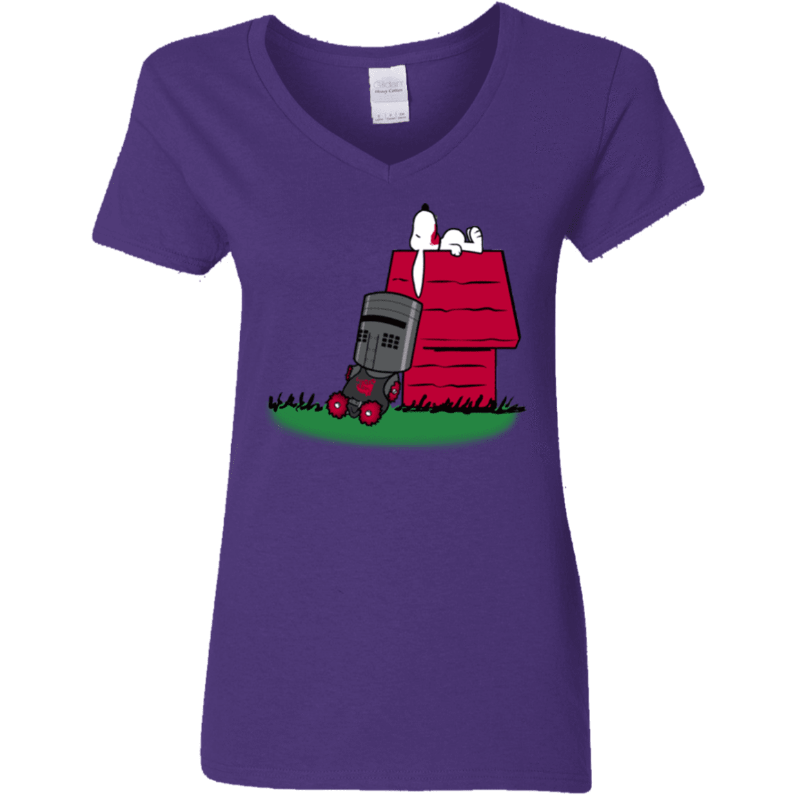 T-Shirts Purple / S SNOOPYTHON Women's V-Neck T-Shirt