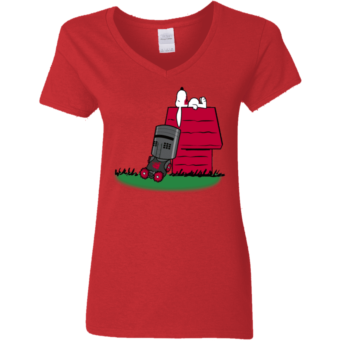 T-Shirts Red / S SNOOPYTHON Women's V-Neck T-Shirt