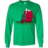 T-Shirts Irish Green / YS SNOOPYTHON Youth Long Sleeve T-Shirt