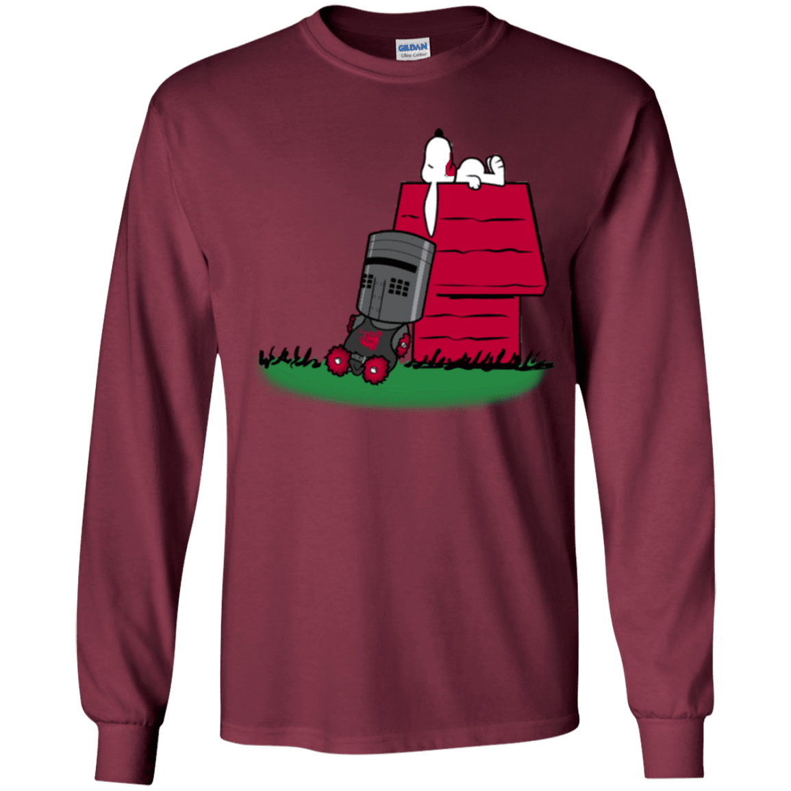 T-Shirts Maroon / YS SNOOPYTHON Youth Long Sleeve T-Shirt