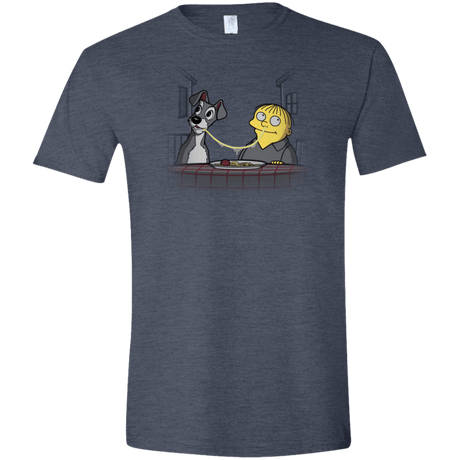 T-Shirts Heather Navy / S Snotghetti Men's Semi-Fitted Softstyle