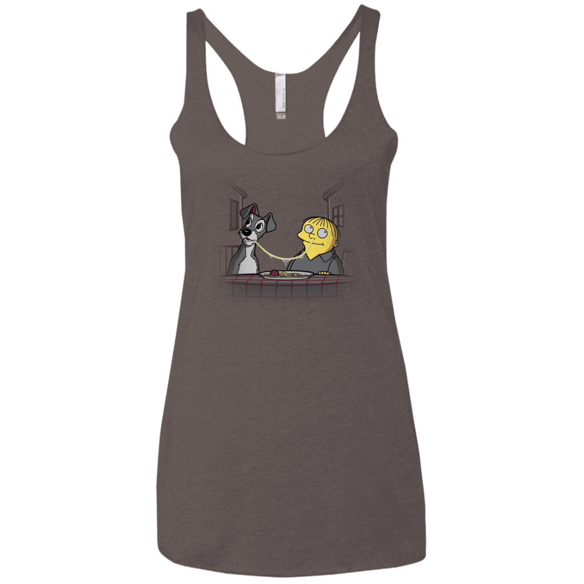 T-Shirts Macchiato / X-Small Snotghetti Women's Triblend Racerback Tank