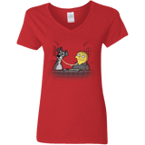 T-Shirts Red / S Snotghetti Women's V-Neck T-Shirt