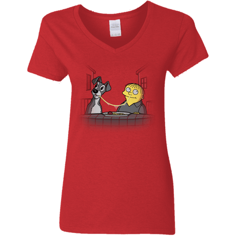 T-Shirts Red / S Snotghetti Women's V-Neck T-Shirt