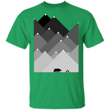 T-Shirts Irish Green / S Snow Cap Bear Mountain T-Shirt