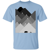 T-Shirts Light Blue / S Snow Cap Bear Mountain T-Shirt