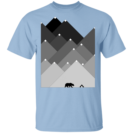 T-Shirts Light Blue / S Snow Cap Bear Mountain T-Shirt