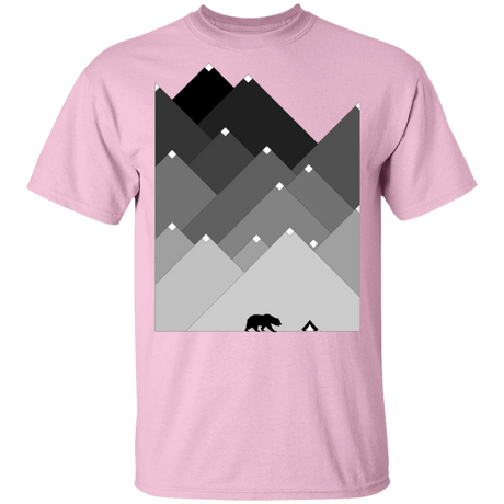 T-Shirts Light Pink / S Snow Cap Bear Mountain T-Shirt