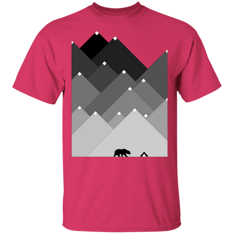 T-Shirts Heliconia / YXS Snow Cap Bear Mountain Youth T-Shirt