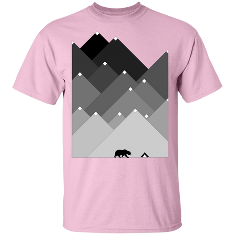 T-Shirts Light Pink / YXS Snow Cap Bear Mountain Youth T-Shirt