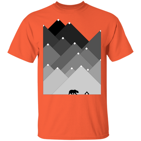 T-Shirts Orange / YXS Snow Cap Bear Mountain Youth T-Shirt